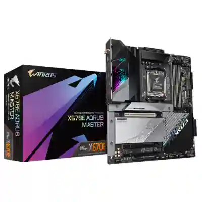 Placa de baza Gigabyte X670E AORUS MASTER, AMD X670, Socket AM5, eATX