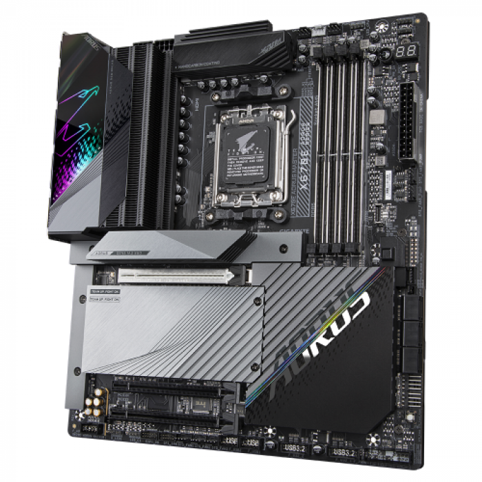 Placa de baza Gigabyte X670E AORUS MASTER, AMD X670, Socket AM5, eATX