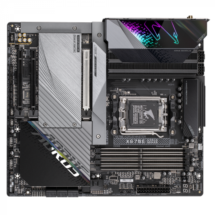 Placa de baza Gigabyte X670E AORUS MASTER, AMD X670, Socket AM5, eATX