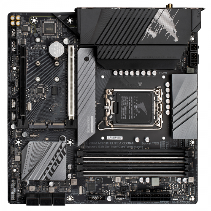 Placa de baza GIGABYTE Z690 AORUS ELITE AX DDR4, Intel Z690, socket 1700, mATX