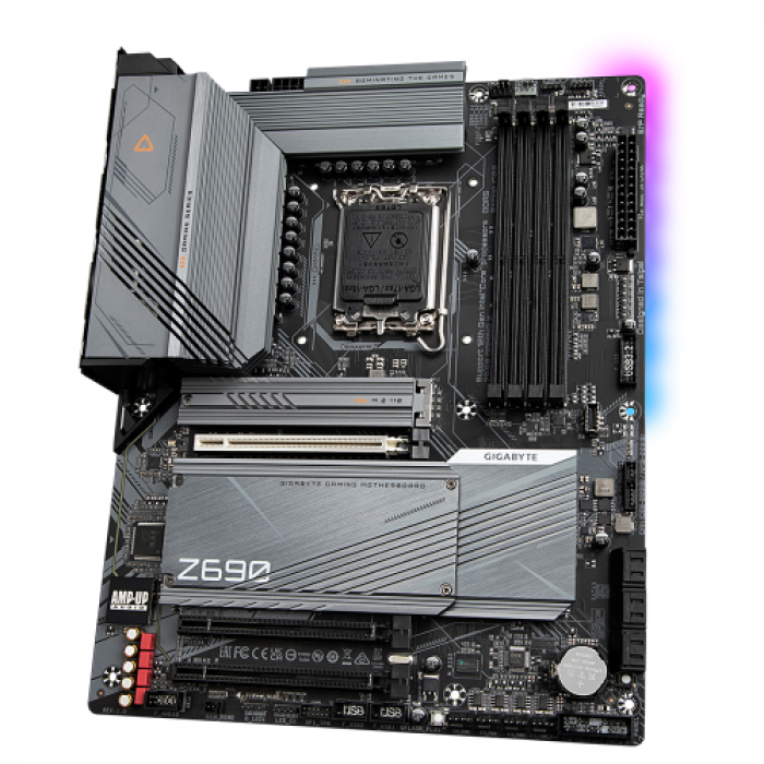 Placa de baza GIGABYTE Z690 GAMING X, Intel Z690, socket 1700, ATX