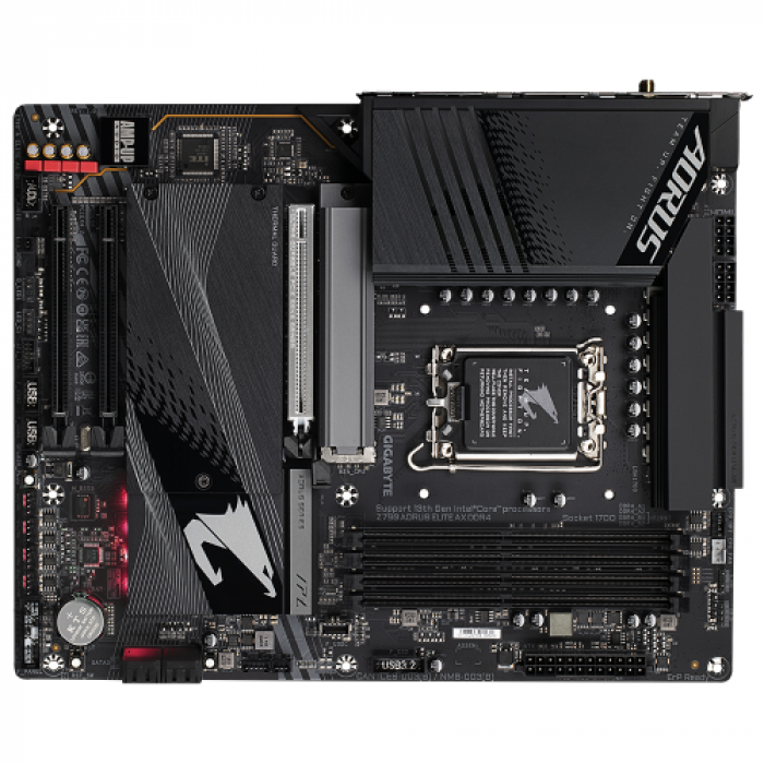 Placa de baza Gigabyte Z790 AORUS ELITE AX DDR4, Z790, Socket 1700, ATX