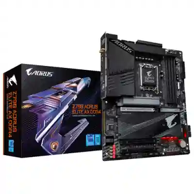 Placa de baza Gigabyte Z790 AORUS ELITE AX DDR4, Z790, Socket 1700, ATX