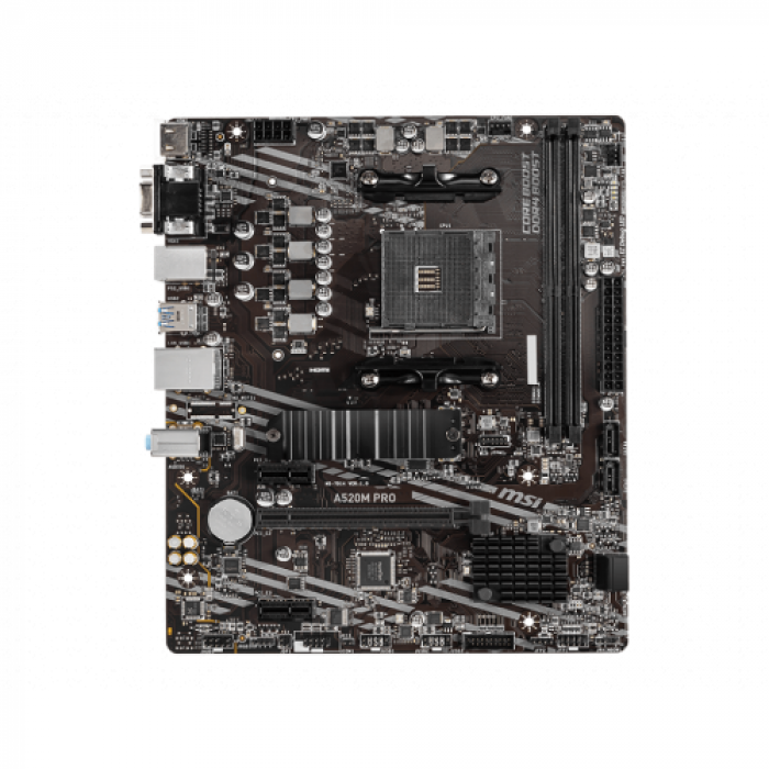 Placa de baza MSI A520M PRO, AMD A520, socket AM4, mATX Placa de baza MSI A520M PRO, AMD A520, socket AM4, mATX