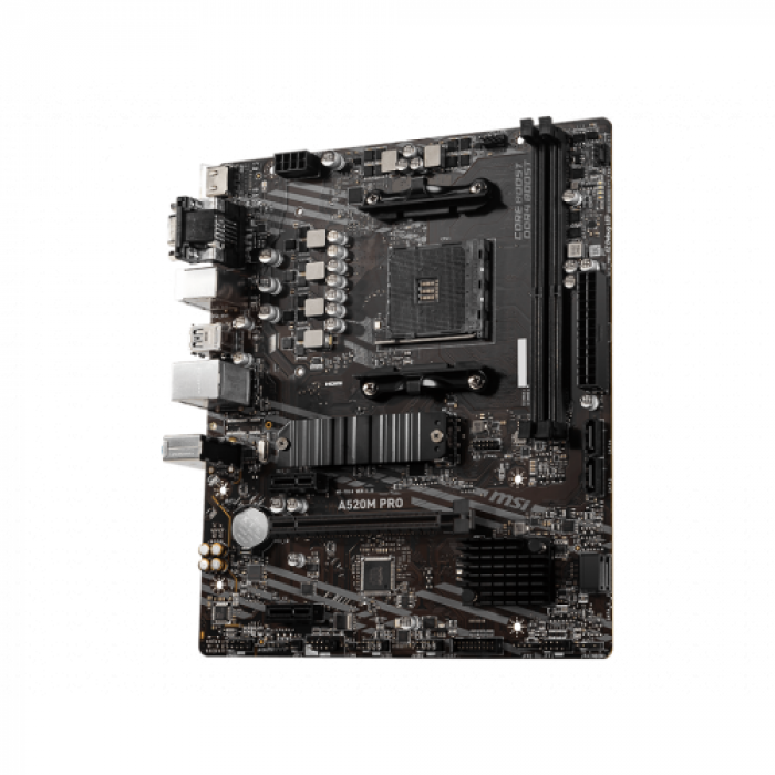 Placa de baza MSI A520M PRO, AMD A520, socket AM4, mATX Placa de baza MSI A520M PRO, AMD A520, socket AM4, mATX