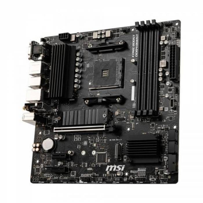 Placa de baza MSI B550M PRO-VDH WIFI, AMD B550, Socket AM4, mATX