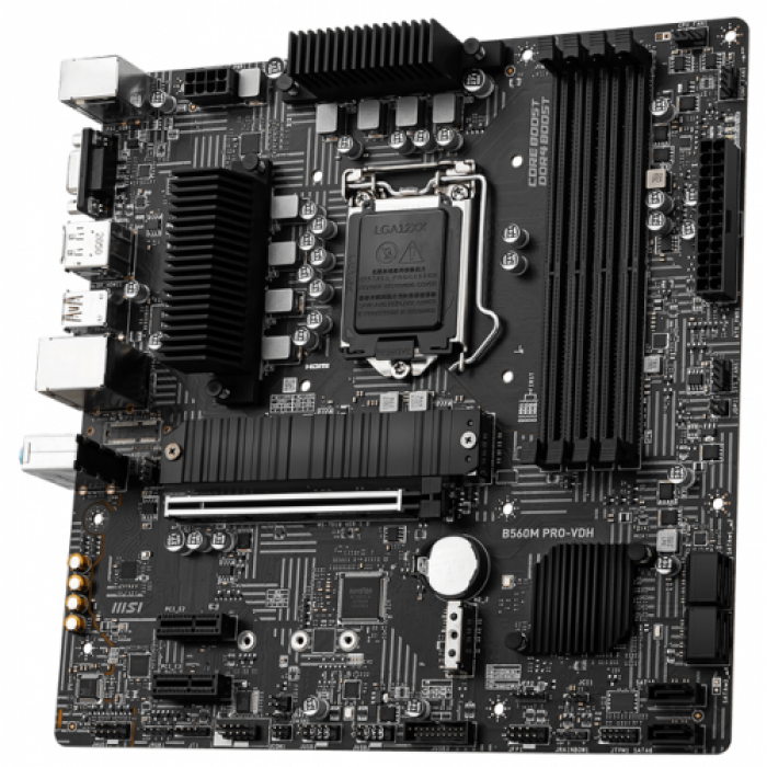 Placa de baza MSI B560M PRO-E, Intel B560, socket 1200, mATX