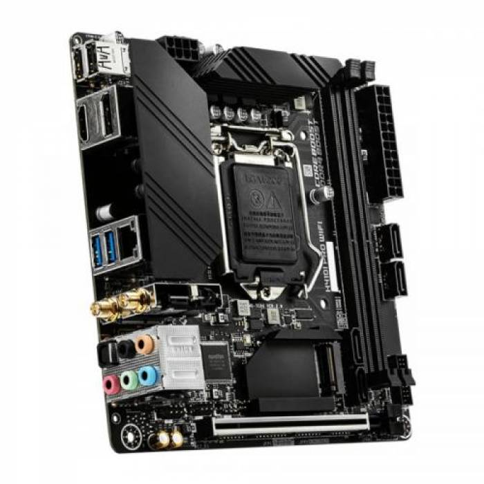 Placa de baza MSI H410I PRO WIFI, Intel H410, Socket 1200, mITX