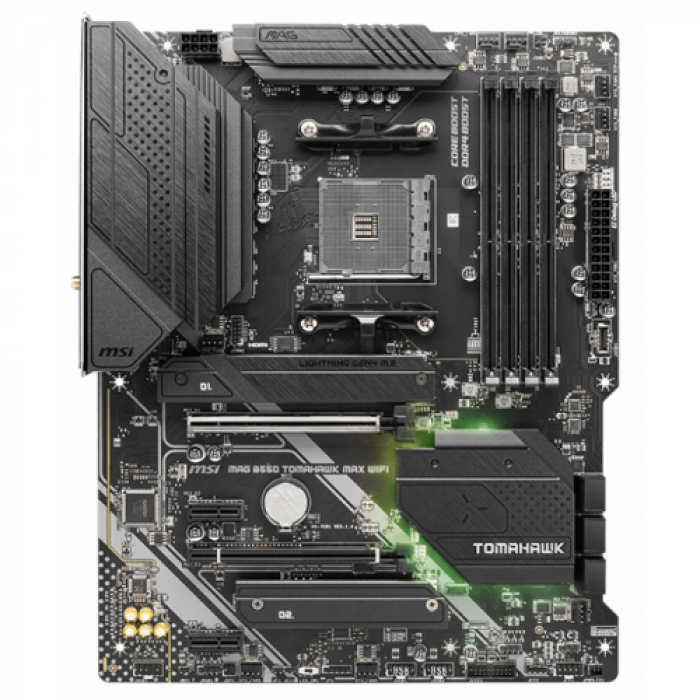 Placa de baza MSI MAG B550 TOMAHAWK MAX WIFI, AMD B550, Socket AM4, ATX