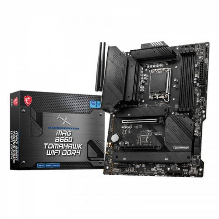 Placa de baza MSI MAG B660 TOMAHAWK WIFI DDR4, Intel B660, socket 1700, ATX