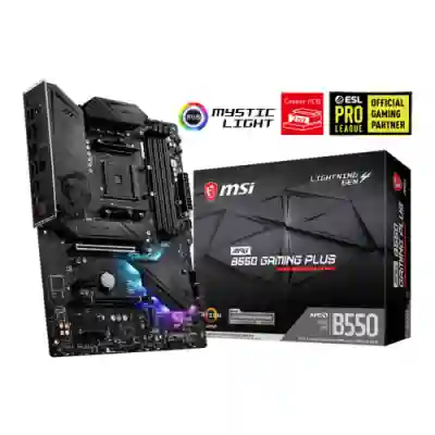 Placa de baza MSI MPG B550 GAMING PLUS, AMD B550, Socket AM4, ATX