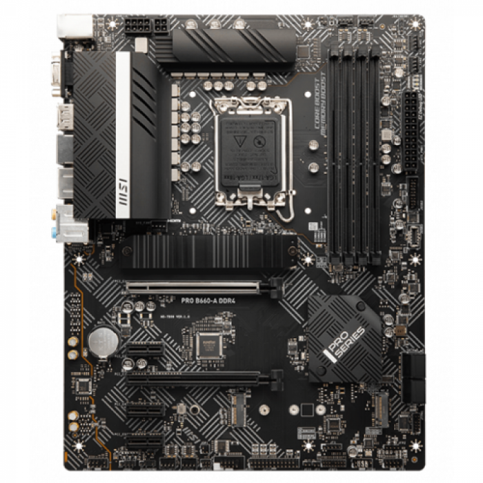 Placa de baza MSI PRO B660-A DDR4, Intel B660, socket 1700, ATX