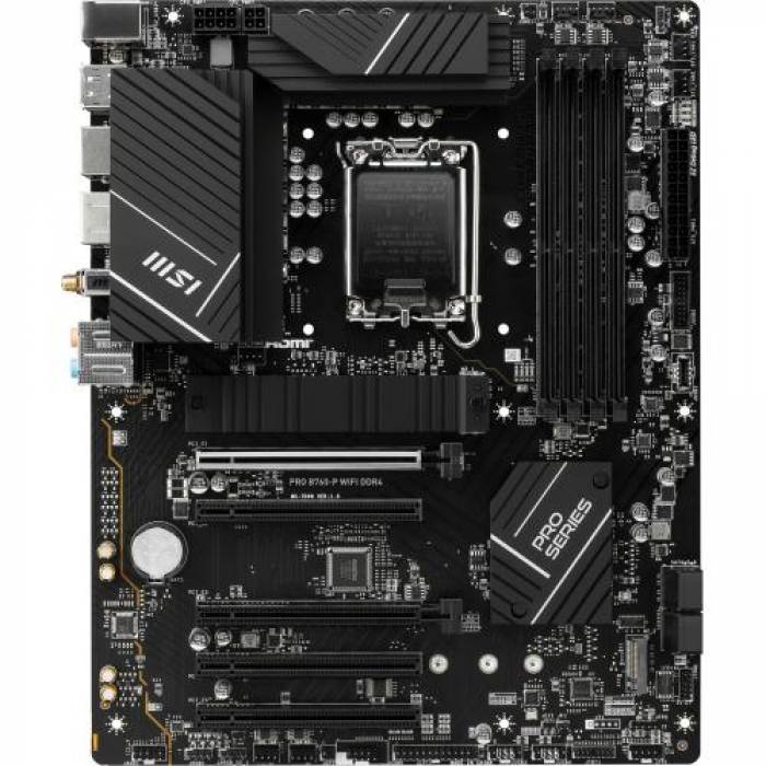 Placa de baza MSI PRO B760-P WiFi DDR4, Intel B760, Socket 1700, ATX