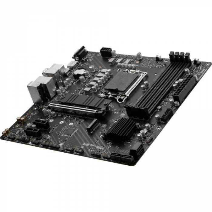 Placa de baza MSI PRO B760M-P DDR4, Intel B760, Socket 1700, mATX