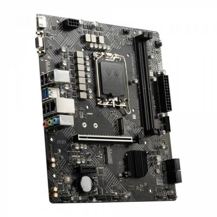 Placa de baza MSI PRO H610M-B DDR4, Intel H610, socket 1700, mATX