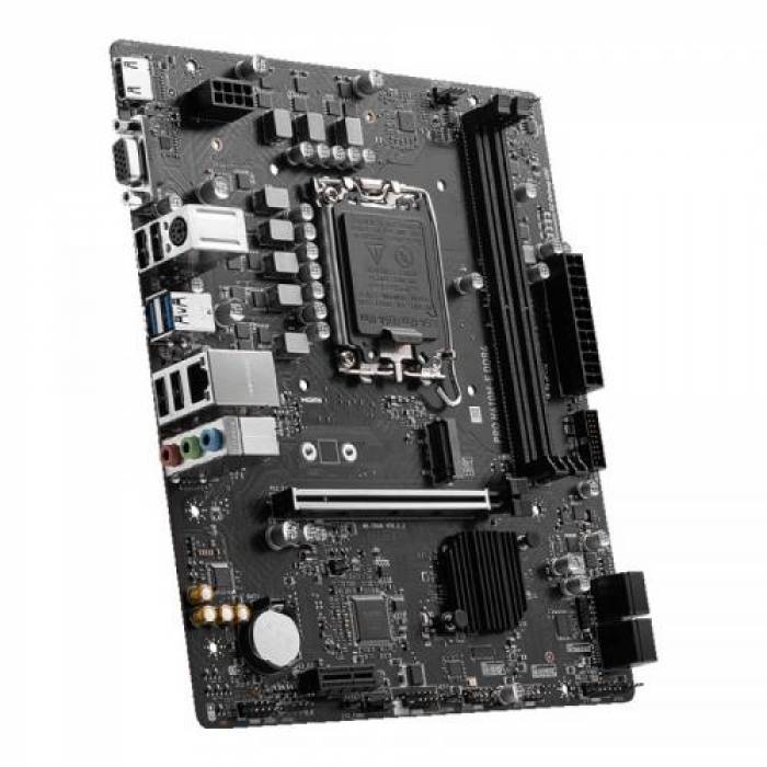 Placa de baza MSI PRO H610M-E DDR4, Intel H610, socket 1700, mATX