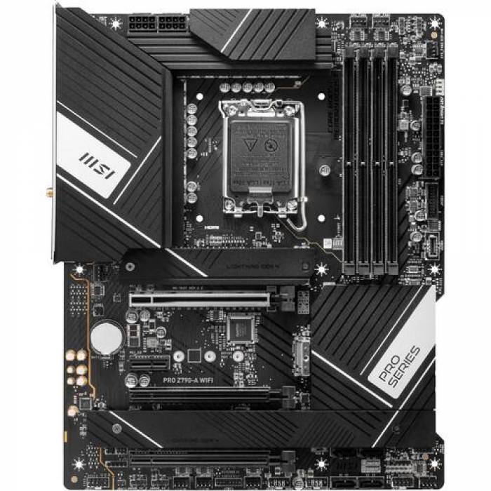 Placa de baza MSI PRO Z790-A WIFI, Intel Z790, Socket 1700, ATX