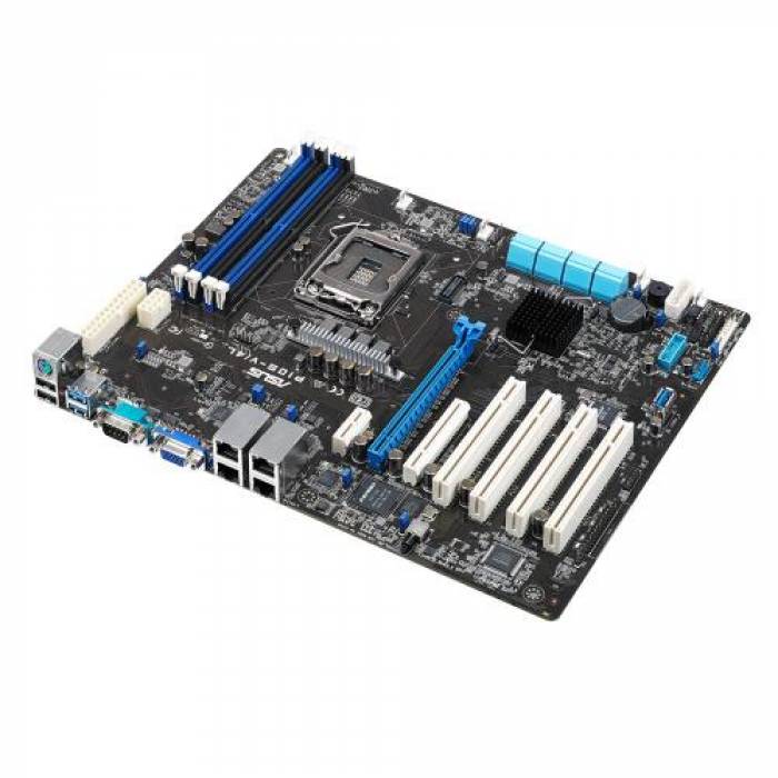 Placa de baza server Asus P10S-V/4L, Intel C236, socket 1151, ATX