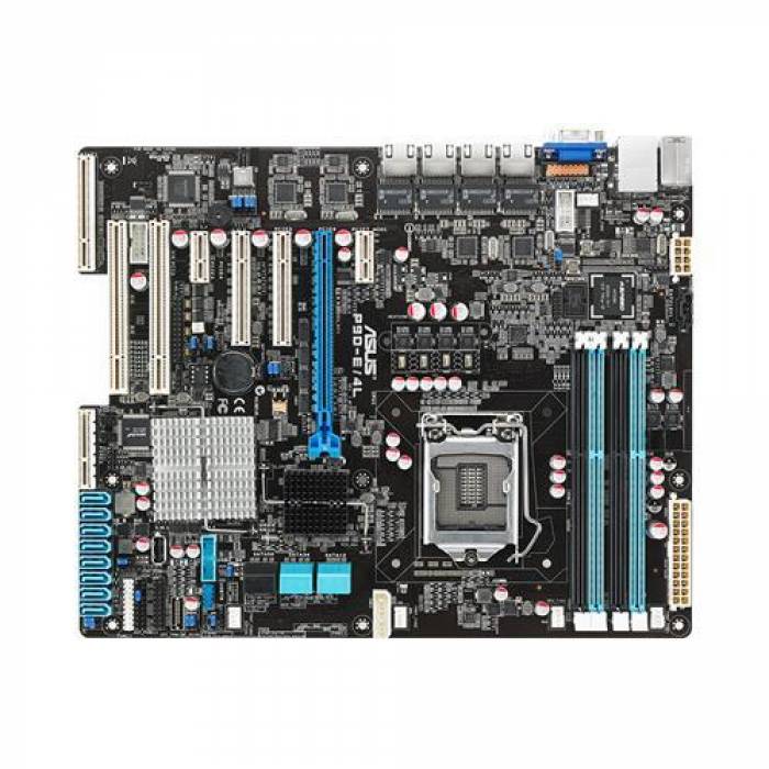 Placa de baza Server Asus P9D-E/4L, Intel C224, socket 1150, ATX