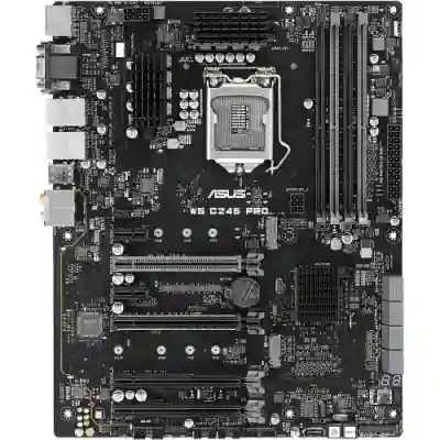 Placa de baza server Asus WS C246 PRO, Intel C246, socket 1151, ATX