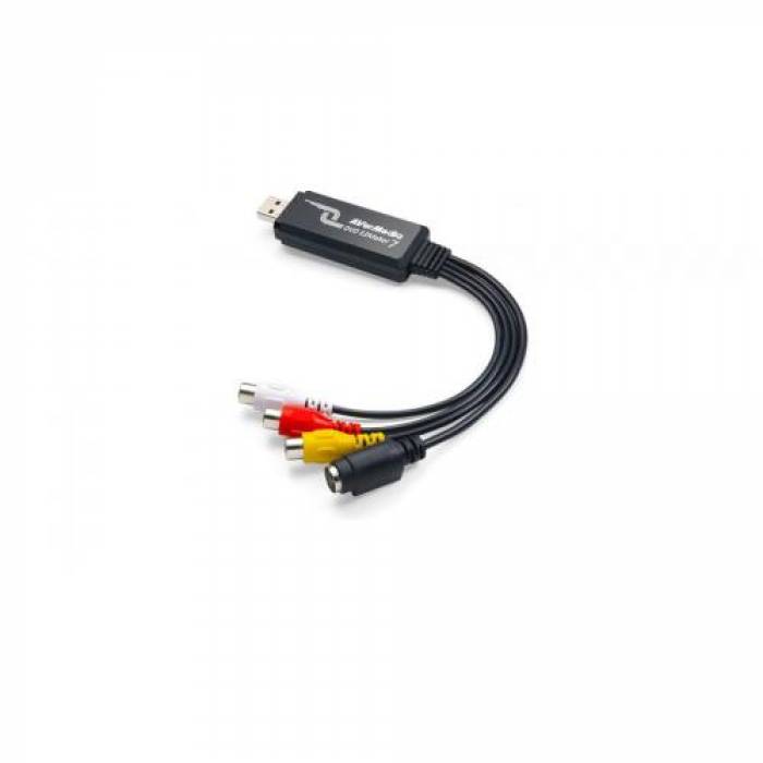 Placa de captura AVerMedia Video Grabber DVD EZMaker 7, USB 2.0 Placa de captura AVerMedia Video Grabber DVD EZMaker 7, USB 2.0