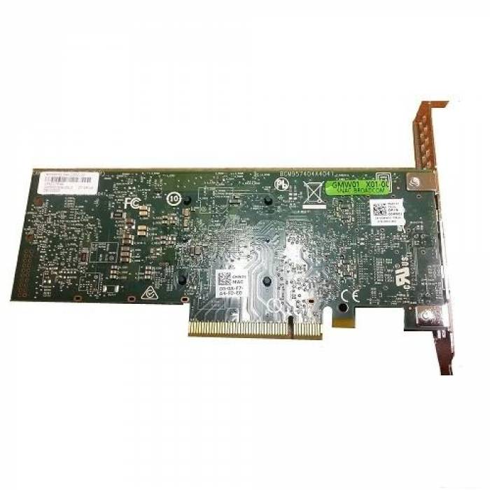 Placa de retea Dell 540-BCOP Broadcom 57416, PCI Express x1