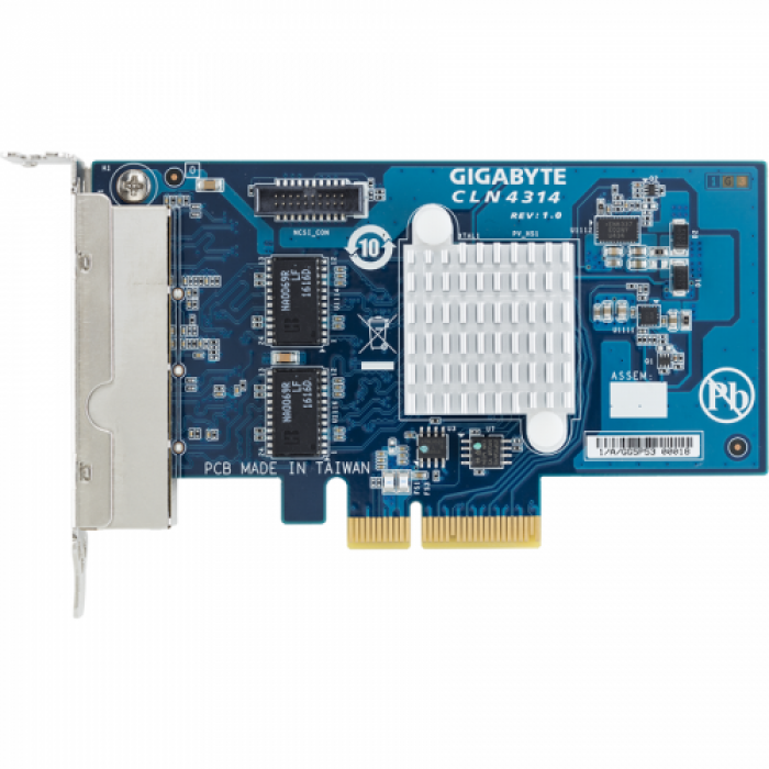 Placa de retea Gigabyte CLN4314, PCI Express x4, Bulk