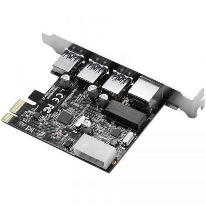 Placa de retea Orico PNU-3A1R-BK, 3x USB 3.0