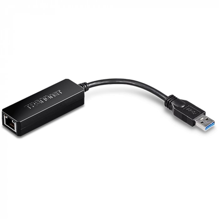 Placa de retea TREDnet TU3-ETG, USB, Black