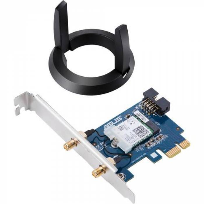 Placa de retea wireless Asus PCE-AC58BT, PCI Express x1