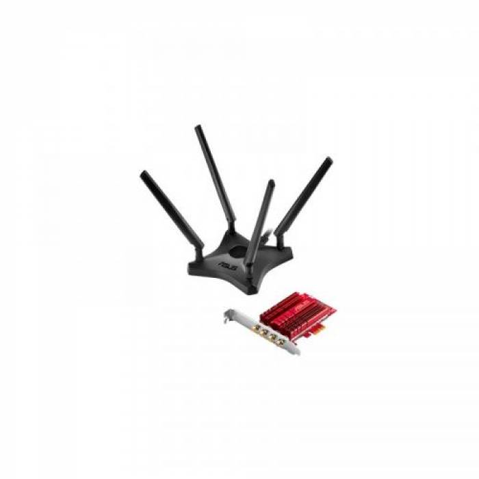 Placa de retea wireless ASUS PCE-AC88, PCI Express x1