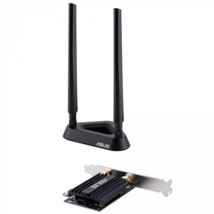 Placa de retea wireless Asus PCE-AX58BT, PCI Express x1