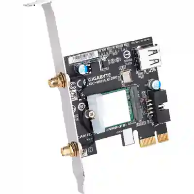 Placa de retea wireless GIGABYTE GC-WBAX1200, PCI Express x1