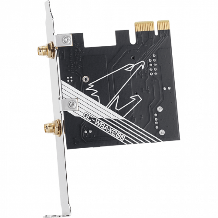 Placa de retea wireless Gigabyte WBAX200, PCI Express x1