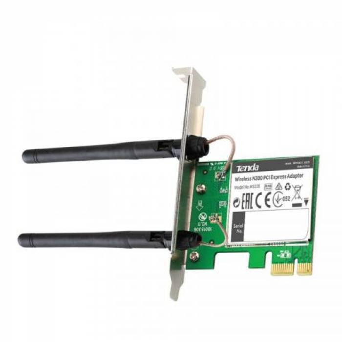 Placa de retea wireless Tenda W322E, PCI Express x1