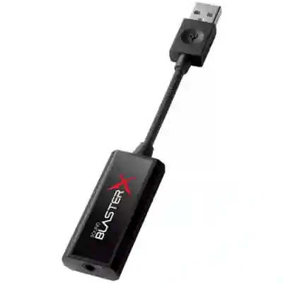 Placa de sunet Creative  Sound BlasterX X1, USB, Black