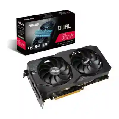 Placa video ASUS AMD Radeon RX 5500 XT Dual EVO O4G 4GB, GDDR6, 128bit