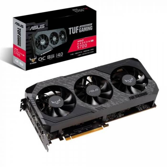 Placa video ASUS AMD Radeon RX 5700 TUF GAMING X3, 8GB, GDDR6, 256bit