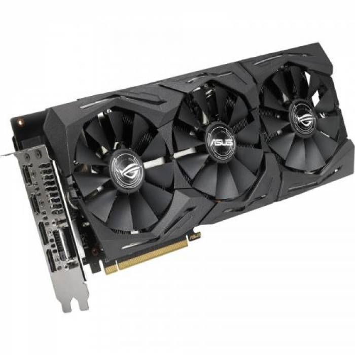 Placa video ASUS AMD Radeon RX 580 STRIX GAMING O8G 8GB, GDDR5, 256bit