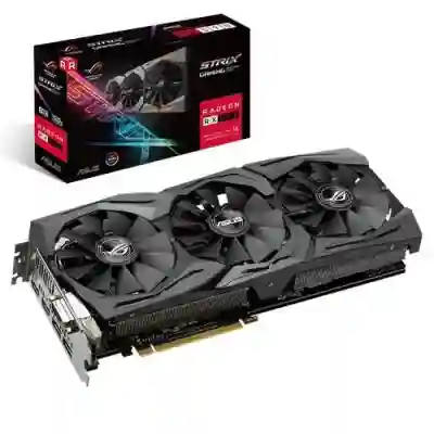 Placa video ASUS AMD Radeon RX 590 STRIX GAMING 8GB, GDDR5, 256bit