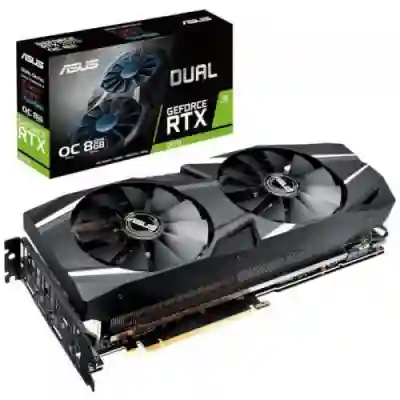 Placa video ASUS nVidia GeForce Dual RTX 2070 Super EVO OC O8G, 8GB, GDDR6, 256bit