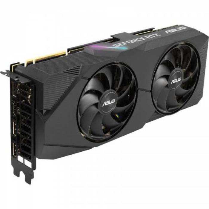 Placa video ASUS nVidia GeForce Dual RTX 2070 Super EVO OC O8G, 8GB, GDDR6, 256bit