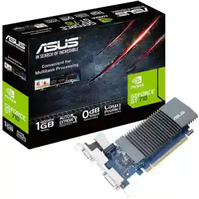 Placa video Asus nVidia GeForce GT 710 1GB, DDR5, 32bit, Low Profile Bracket