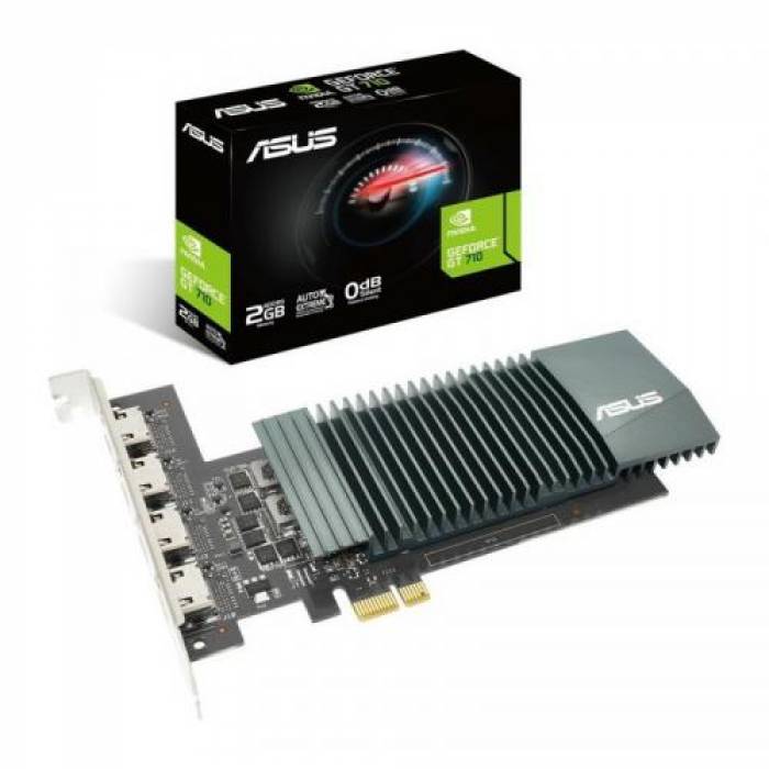 Placa video ASUS nVidia GeForce GT 710, 2GB, GDDR5, 64bit