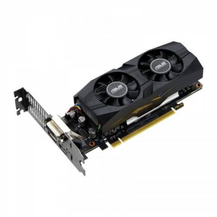 Placa video ASUS nVidia GeForce GTX 1650 LP O4G 4GB, GDDR5, 128bit