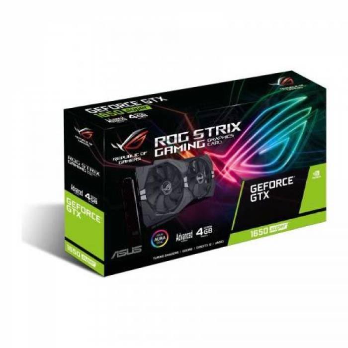 Placa video ASUS nVidia GeForce GTX 1650 SUPER STRIX GAMING A4G, 4GB, GDDR6, 128bit