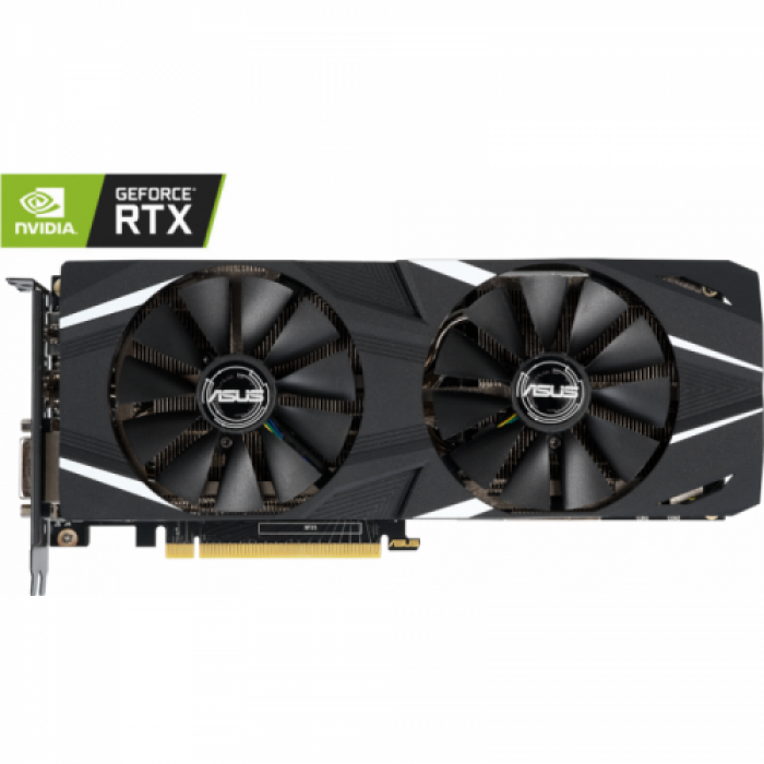 Placa video ASUS nVidia GeForce RTX 2060 DUAL 6GB, GDDR6, 192bit