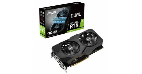 Placa video ASUS nVidia GeForce RTX 2060 Dual EVO OC 12GB, GDDR6