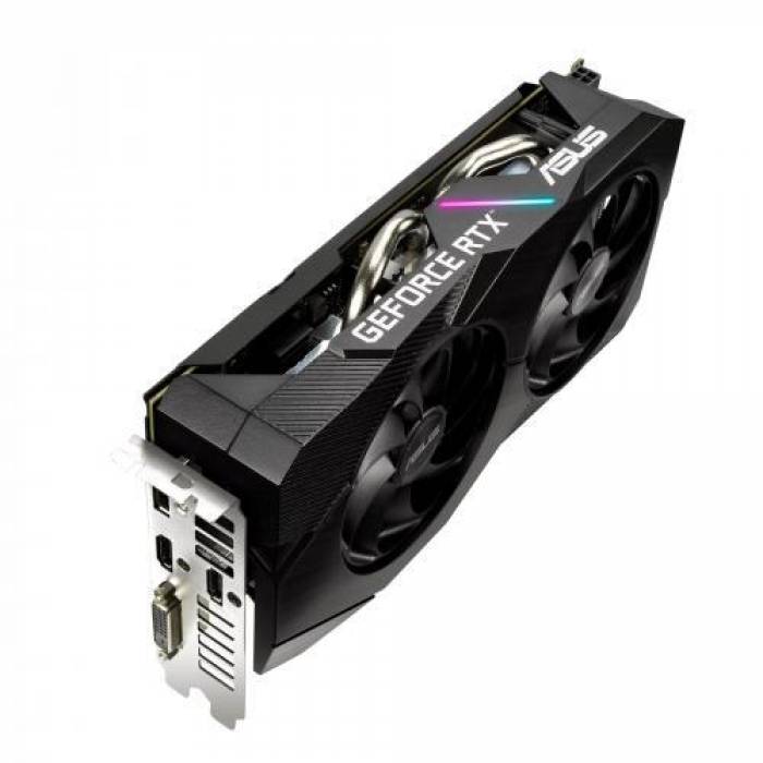 Placa video ASUS nVidia GeForce RTX 2060 Dual EVO OC 12GB, GDDR6, 192bit