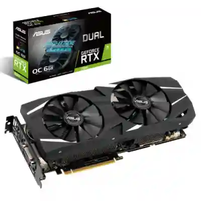 Placa video ASUS nVidia GeForce RTX 2060 DUAL OC 6GB, GDDR6, 192bit